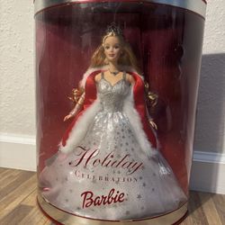 Mattel Special Edition 2001 Holiday Celebration Barbie Doll (Never Opened!)