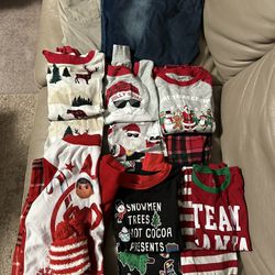 Boy’s Clothing- Christmas Pajamas, Dress Pants, Jeans, Cargo Pants_Sizes 4-6