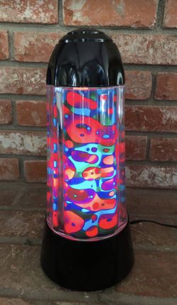 Lava lamp style desk lamp table lamp cool design - INSIDE TURNS AND ROTATES