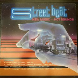 1984 Street Beat New Music Hot Sounds LP Vinyl Vintage