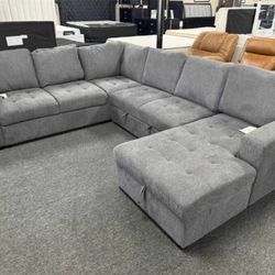 Sleeper Storage Sectional. 🚚WE DELIVER🚚