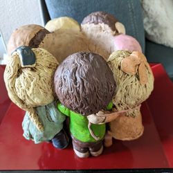 VINTAGE Chalkware Planter Cheryl Gadow Cabbage Patch Kids circa 1974 great condition. Small damage on bottom as pictured. See picture for measurements