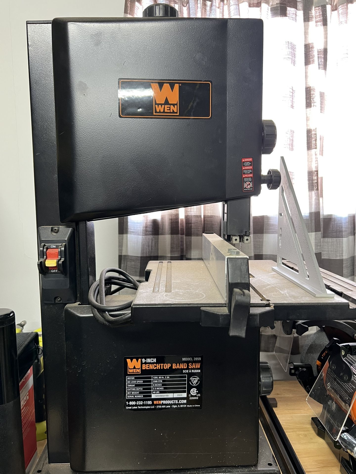 Wen Bench top Bandsaw 3959