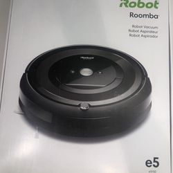 Irobot Roomba e5 5150 Wifi Connected Vacuum. Missing Some Parts. Turns On