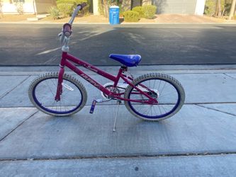 Pink huffy bike