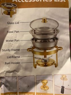 4 pack chafing set