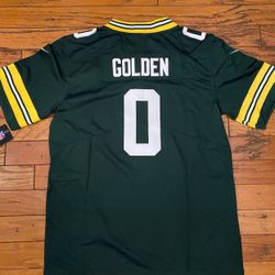  New Green white Mathew Golden Green Bay Packers  Jersey #0
