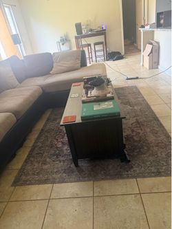 Coffee Table with Opening Tabletop