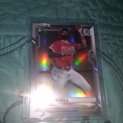 2021 Bowman chrome Jo Adell 42 Rookie Image Variation🔥