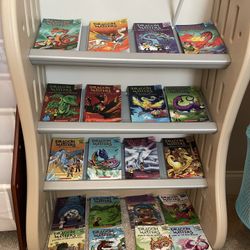 Kids Book Shelf And Books