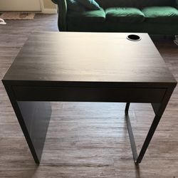IKEA micke desk in black brown