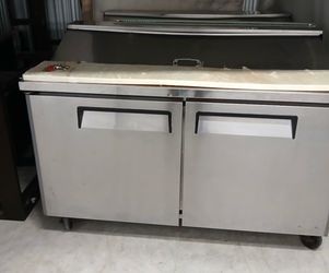 True Commercial Sandwich Prep Table Refrigerator