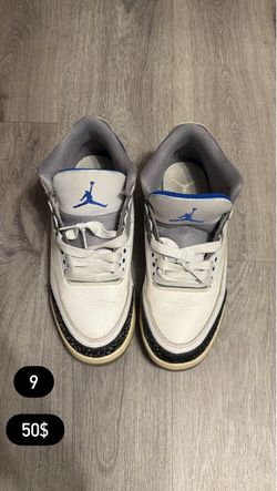 Jordan 3 Racer Blue size 9