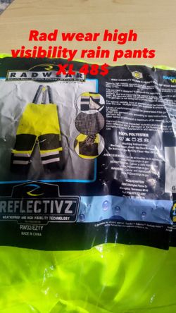 Radwear high visibility rain pants XL
