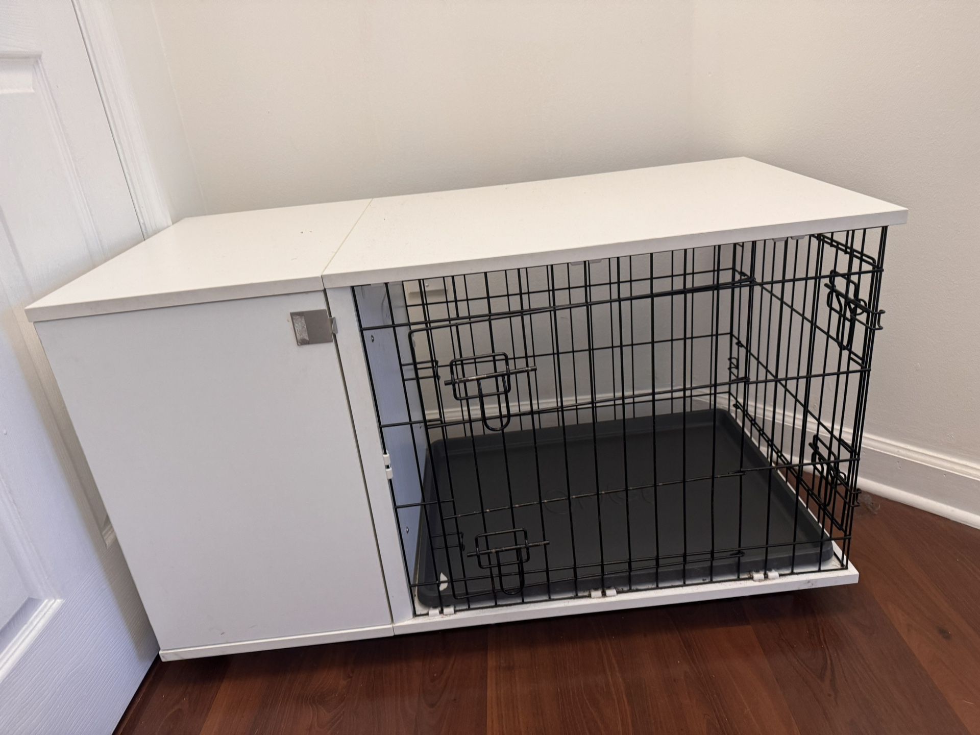 Dog Crate with Storage