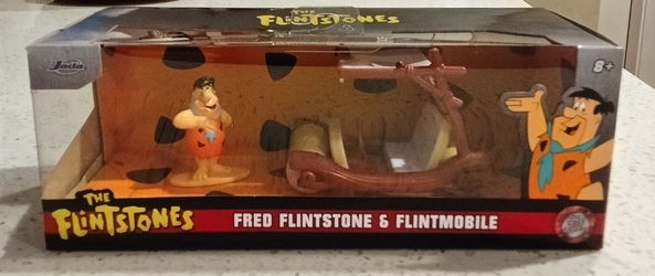 Jada The Flintstones Fred & Flintmobile Die Cast Set
