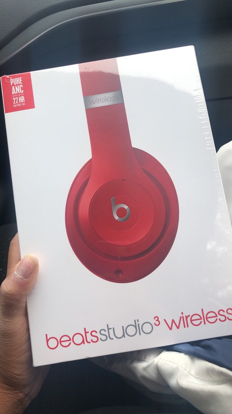 DRE BEATS STUDIO3 WIRELESS HEADPHONES BRAND NEW INBOX