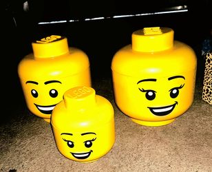 Lego storage heads