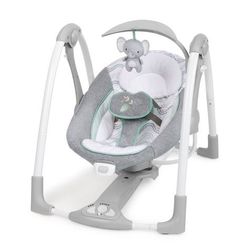 Ingenuity ConvertMe 2-in-1 Portable Baby Swing 2 Infant Seat
