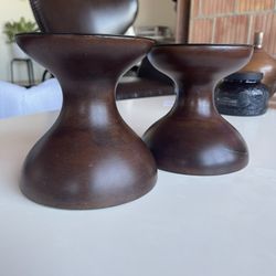 CB2 Pillar Candle Holders