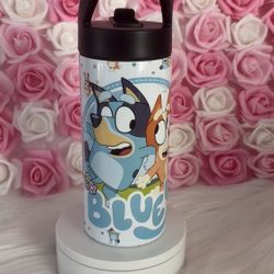 Bluey 16oz custom Kids tumbler 