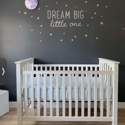 Pottery barn kids Kendall convertible crib and mattress