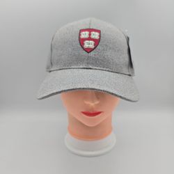 Ahead Harvard University Veritas Heather Gray AdjustableHat