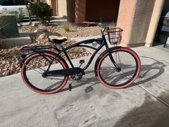 Huffy Beach Cruiser Bike with Basket
