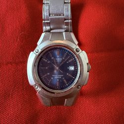 Casio MTP-3036 Quartz Analog Day/Date Watch WR 100m ST Steel Back NEW BATTERY