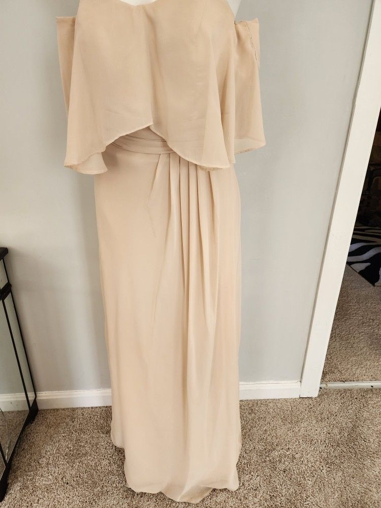 Formal Ladies Strapless Long Gown