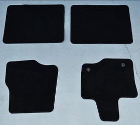 full set of OEM Ford carpet floor mats for a 2018 Ford F-150 SuperCrew/SuperCab