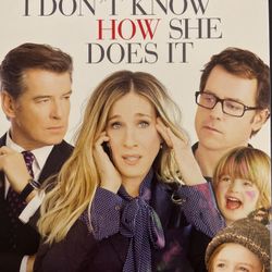 I DON’T KNOW HOW SHE DOES IT Widescreen Edition (DVD-2011) Sarah Jessica Parker!