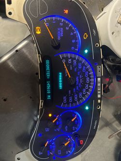 GM Instrument Cluster 145K Miles Blue LED