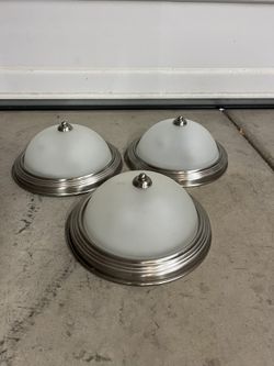 Light Fixture - 2 Light 13 Inch Flush Mount