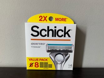 Schick Quattro 8ct Titanium Razor Cartridges