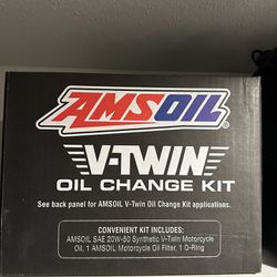 AMSOIL V Twin Oil Change Kit 