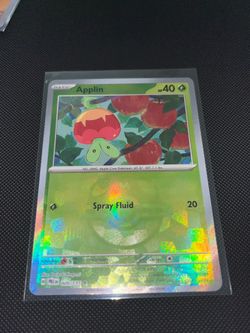 Masterball Pattern Applin #9 Prismatic Evolutions Pokemon TCG