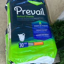 FREE INCONTINENCE BELTED SHIELDS