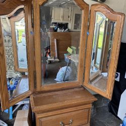 Dresser/vanity Mirror/mail Sorter 