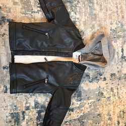 Like new H&M 2-3T Boys Leather Jacket