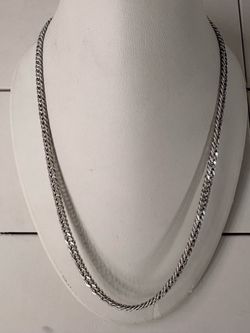 Cuban Chain || WHITE GOLD || 18k || 16.2g