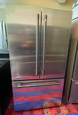 Monogram French door counter depth stainless steel