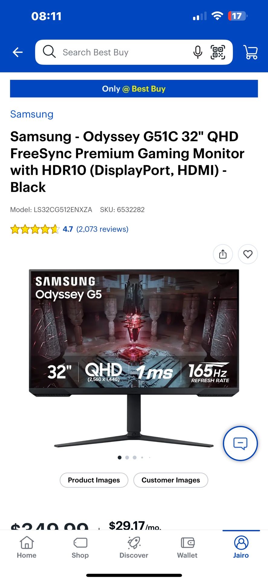 Samsung Odyssey Monitor