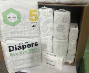 Size 5 Diapers & Wipes Bundle