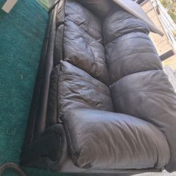 Leather Couch 