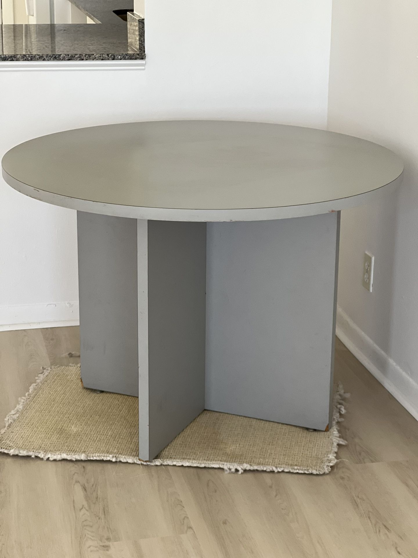 Gray Round Table