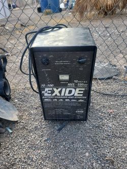 Exide battery charger and starter