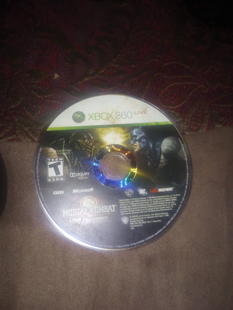 Xbox Controller/Xbox 360 Mortal Kombat Vs DC Universe 