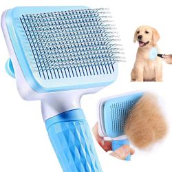 Pet Hair Remover Dog Cat Comb Grooming Massage Deshedding Self Cleaning Brush US
