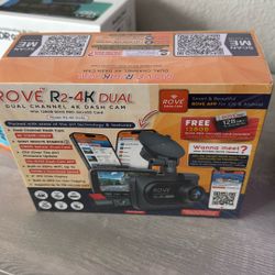 New And Opened Rove Dual Channel 4k Dashcam